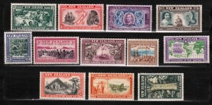 J41044 JL Stamps 1940 new zealand mlh/mh set #229//41 no 239
