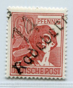 GERMANY SOVIET ZONE HOP BEZIRKSHANDSTEMPEL BEZIRK 14 RARE 60pf 179 II a MNH 154