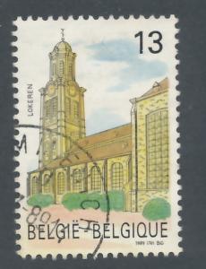 Belgium 1989 Scott 1319 used - 13 fr, St Laurentius, Lokeren