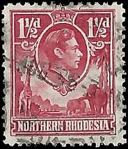 NORTHERN RHODESIA   #29 USED (2)