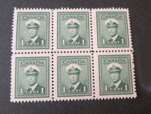 Canada 1942 Sc 249 KGVI(6) MNH