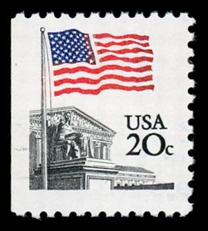 USA 1896d Mint (NH) Booklet Stamp (Large Block Tagging)
