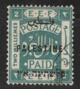 Palestine Scott 38 Used stamp perf 15x14