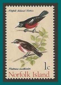 Norfolk Island 1970 Birds 2, Scarlet Robins, MNH 126,SG103