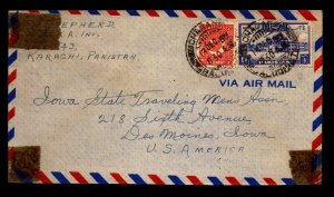 Pakistan 1950 - Iowa State Traveling Mens Assoc - Chahra - F31328