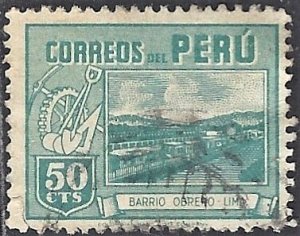 PERU #380, USED , 1938 - PERU093