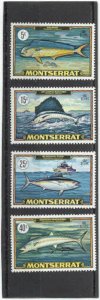 Montserrat 220-23 MNH VF Fishes