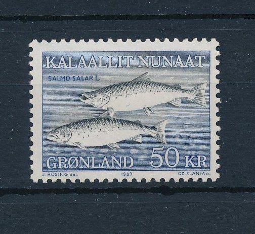 [29366] Greenland 1983 Marine Life Fish MNH