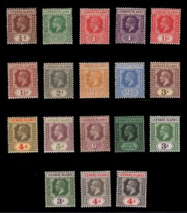 MOMEN: LEEWARD ISLANDS SG #158/177 MINT OG H £150 LOT #67953*