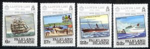 Falkland Islands Sc# 404-407 MNH 1984 Lloyds of London