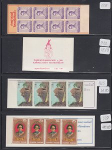Thailand  MNH  booklet collection   cat $585.00 sell at 16%