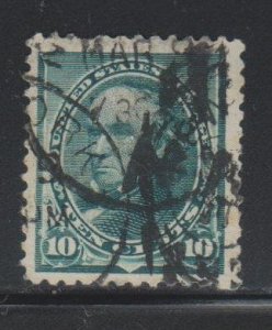 United States,  10c Webster  (SC# 226) Used