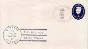 United States, Postal Stationery, Washington