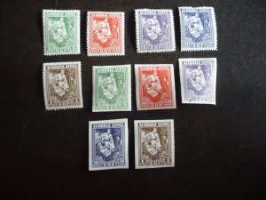 Stamps - Belarus - Mint Hinged Set of 10 Stamps - Perf and Imperf