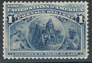 US 230 MNH XF 1893 SCV $100.00