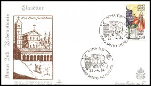 Vatican City Jubilee Year Redemtionis Clauditur 1984 Cover