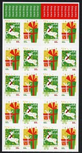 Australia SG3889a 2012 Christmas 2nd Issue Self Adhesive Booklet Pane U/M