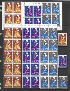 Belgium Congo 318-20 MNH set x 15, vf. see desc. 2020 CV$12.75