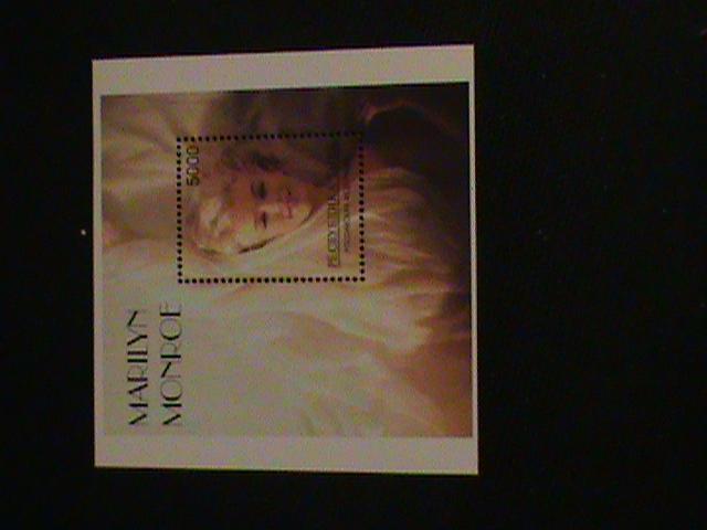 COLORFUL MARILYN MONROE STAMP SHEET #M1