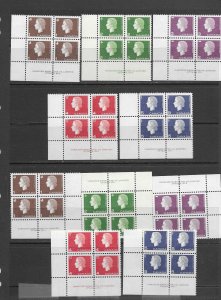 Canada 401-5 MNH PB set x 2, vf see desc. 2020 CV$10.00+