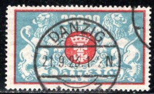 Danzig - Scott # 124a, used