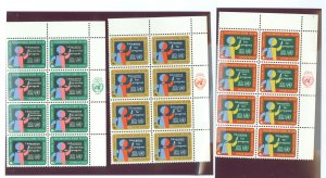 United Nations--New York #134-136 Mint (NH) Single (Complete Set)