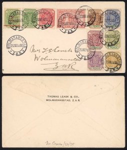 South Africa Transvaal Wolmaransstad 1900 (23 MAY) Cover