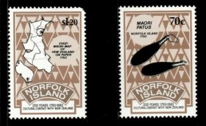 Norfolk Island 1993 - First Contact with New Zealand - Set of 2v - 544-45 - MNH