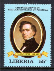 Liberia 821 Franklin Pierce MNH VF