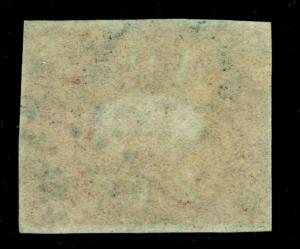 PERU 1857 PACIFIC STEAM NAVIGATION Co (PSNC) 2rls red brown Scott# 2 used - Rare