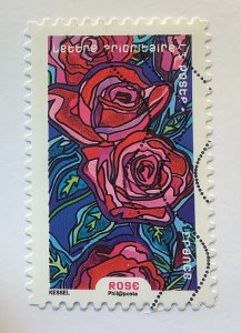 France 2016 Scott 5072 used - Flowers galore, Rose