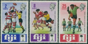 Fiji 1973 SG478-480 Rugby Union set MNH