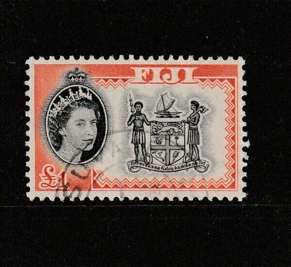 Fiji 1962/7 Defs £1 FU SG 325 