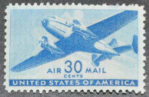 DYNAMITE Stamps: US Scott #C30 – MINT