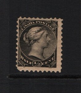 Canada SC# 34, Mint Hinged, Hinge Rem, native gum, shallow top thin - S15299