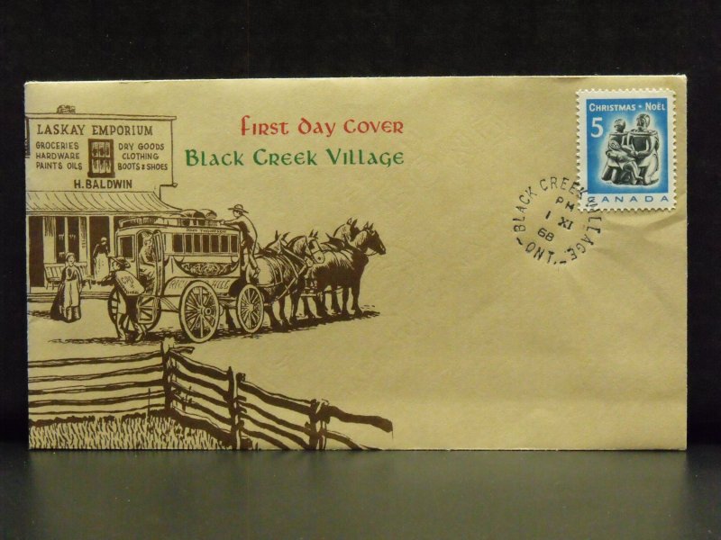 5790   Canada   FDC's (2)  Black Creek Village # 488, 489             CV$ 10.00