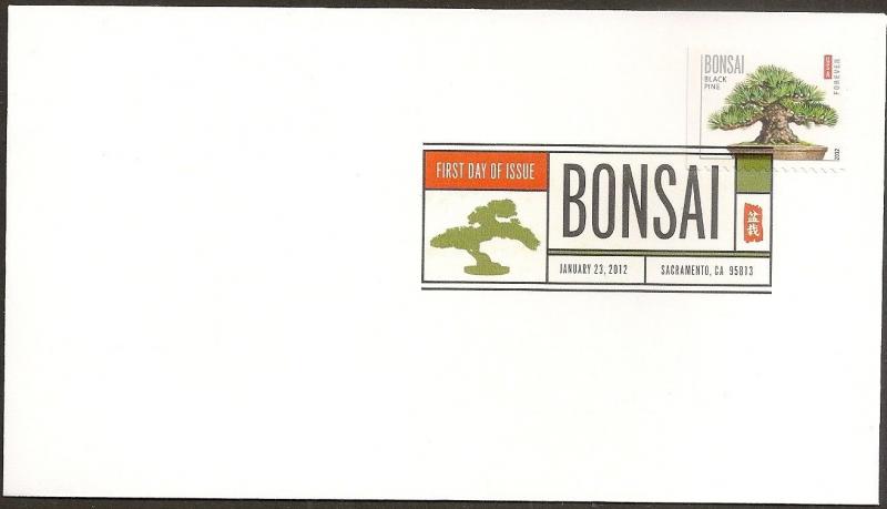 US 4619 Bonsai Black Pine DCP FDC 2012