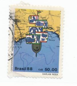 Brazil 1988 - Scott 2133 used - 50cz, Abolition of Slavery