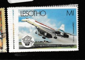 Lesotho SC 403-6 Manned Flight MNH (9gdf)