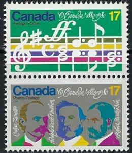 Canada 858a MNH 1980 Pair  (an4045)