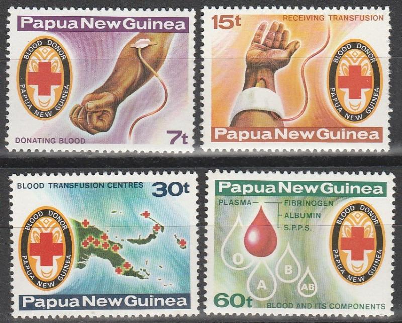 Papua New Guinea  #521-4  MNH F-VF (SU5471)