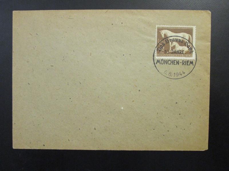 Germany 1944 Munich Blue Ribbon Event Cover / Cancel - Z6574