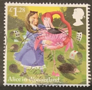 GREAT BRITAIN 2015 ALICE IN WONDERLAND £1.28 CROQUET SG3665  FINE USED