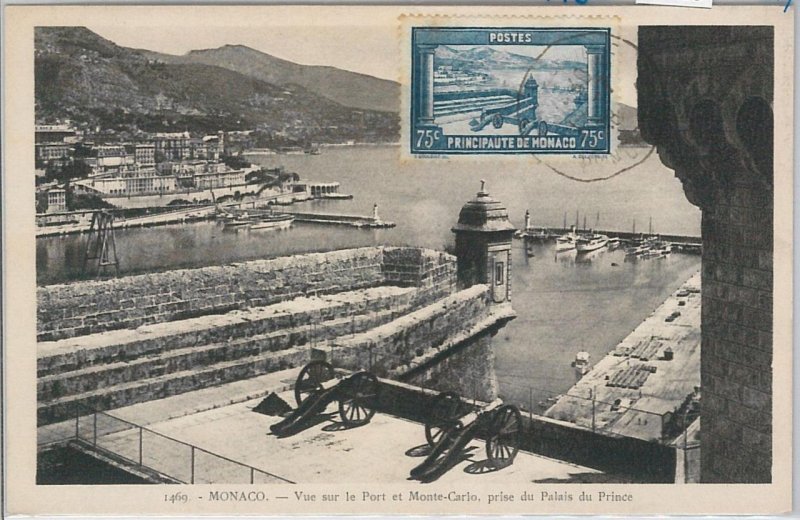 51453 - MONACO - POSTAL HISTORY: MAXIMUM CARD - 1960 ARCHITECTURE-