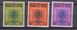 J39048  jlstamps,1962 iraq set mh #314-6 medicine