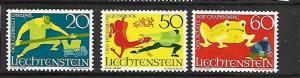 LIECHTENSTEIN, 458-460, MNH, FAIRY TALES TYPE OF 1967