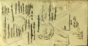 postal history cover, banknote era