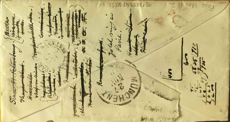 postal history cover, banknote era