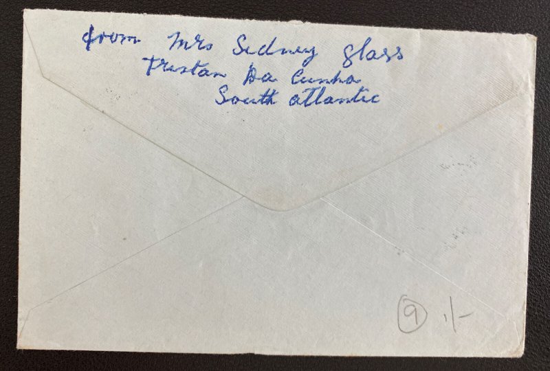 1956 Tristan Da Cunha First Day cover FDC To England