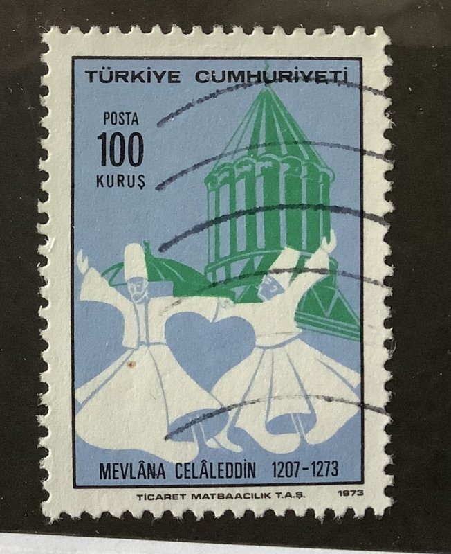 Turkey 1973 Scott 1963 used - 100k, Mevlana 's Tomb